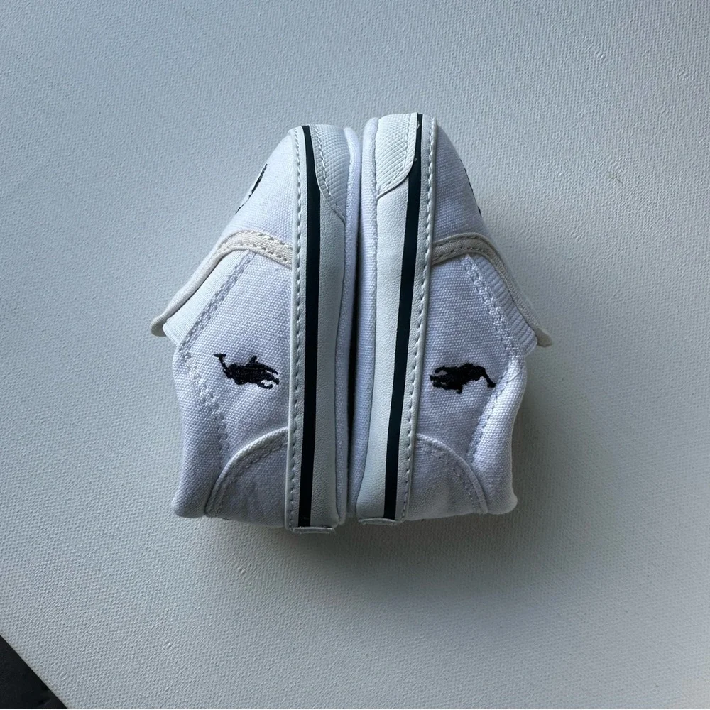 Like New! Ralph Lauren Baby Pony Embroidery Slip On Shoes